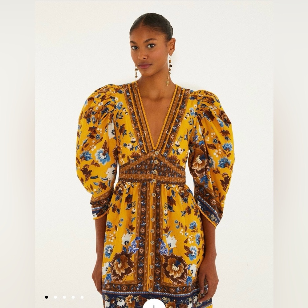 FARM Rio garden tree mini dress - Picture 5 of 12